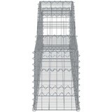  Obokane gabion košare 7 kosi 300x30x40/60 cm pocinkano železo, (20757737) | Shoptok.si