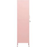 vidaXL Omara s ključavnico roza 35x46x180 cm jeklo | Shoptok.si