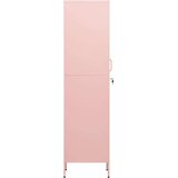 vidaXL Ormarić s ključem ružičasti 35 x 46 x 180 cm čelični | shoptok.hr