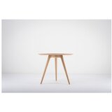 Gazzda Pomoćni stol od hrastovog drveta sa crnom pločom Arp, ⌀ 45 cm | shoptok.hr