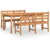  3-dijelni vrtni blagovaonski set od masivne tikovine | shoptok.hr