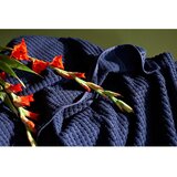 JUNA Tamno plavi ručnik od organskog pamuka od frotira 50x100 cm Check – | shoptok.hr