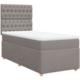  The Living Store Box spring postelja z vzmetnico taupe 90x190 cm blago - Box Spring Postelja, (21496894) | Shoptok.si