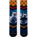 XPOOOS Blue-yellow men's socks