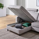 XORA sedežna garnitura, tkanina platinaste barve | Shoptok.si