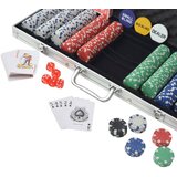  Set za Poker s 500 Žetona Aluminijum | shoptok.hr