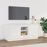 vidaXL TV omarica bela 102x35x45 cm inženirski les Cene