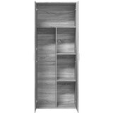 vidaXL Visoka omara siva sonoma 70x35x180 cm inženirski les | Shoptok.si