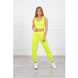 Kesi Set top+pants yellow neon Cijene