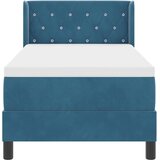  Krevet s opruga kutije Tamno plava 200 x 80 cm Baršun | shoptok.hr