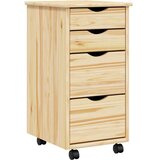 Kolica s radnom površinom MOSS Prozirni lak 34 x 39 x 65 5 cm - Smeđa | shoptok.hr