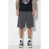 Carhartt WIP Pamučne kratke hlače Nelson Sweat Short boja: siva, I030130.98GD