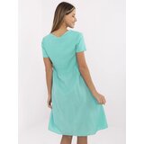 Italy Moda Dress-DHJ-SK-25370.85-Turquoise | Shoptok.si