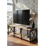 Hanah home TV polica Tv Unit Black Cene
