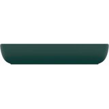  Luksuzni pravokutni umivaonik mat zeleni 71 x 38 cm keramički | Shoptok.si