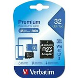 Verbatim microSDHC 32GB Class 10 UHS-I incl Adapt. 44083 | shoptok.hr