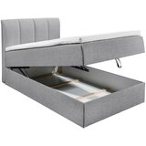 MID.YOU POSTELJA BOXSPRING 120 cm x 200 cm , tekstil siva | Shoptok.si