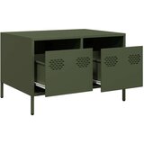 vidaXL TV omarica olivno zelena 68x50x43,5 cm hladno valjano jeklo | Shoptok.si