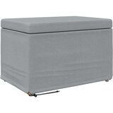  Stolica Svetlo siva 61 x 41 x 40 cm Tkanina in obdelano les, (5000243295) | Shoptok.si