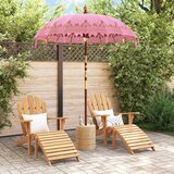  Balineški Parasol Ružičasta 180-190 cm Pamuk solidno drvo | shoptok.hr