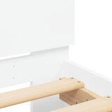 Okvir kreveta s uzglavljem bijeli 90x190 cm konstruirano drvo | shoptok.hr