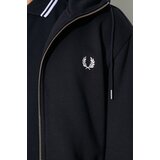 Fred Perry Puloverji Fp Hooded Zip Through Sweatshirt Modra | Shoptok.si