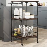 vidaXL Kuhinjska kolica boja hrasta 60 5x50x105 cm konstruirano drvo | shoptok.hr