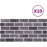 In 3D zidni paneli s uzorkom crno-sivih cigli 10 kom EPS | shoptok.hr