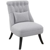 Nesta Sprostitveni fotelj, TV stol z naslonjalno blazino, dvignjene noge, lanena tkanina, siv, 52,5 x 69 x 77 cm, za udobno spro&amp;scaron;čanje, (5000493776) Slike