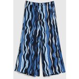 Moodo Women's trousers with pattern - navy blue Cijene