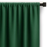 Restilo curtain CARLI color bottle green plain style classic tape type of material - textiles oxford 200x270 Cijene