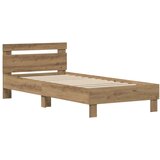  Konstrukcija postelje Umetni hrast 75 x 190 cm Konstruiran les, (5000102037) | Shoptok.si