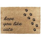 Artsy Doormats Otirač od kokosovih vlakana 60x90 cm Hope You Like Cats – Cijene