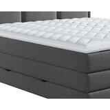 MID.YOU POSTELJA BOXSPRING 140 cm x 200 cm , tekstil antracit | Shoptok.si