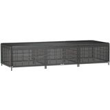 Maison Chic Prevleka za zunanjo pohištvo - Prevleka za ležalnik 12 obročkov 205x75x40 cm polietilen, (21795543) | Shoptok.si