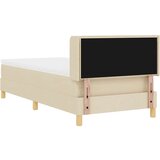  Boxspring - Krevet s oprugama s madracem Krema 90 x 190 cm tkanina | shoptok.hr