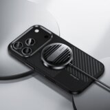 Benks Montage Magnetic Armor Pro Kevlar maska ​​s metalnim okvirom 600D+1500D (MA69) za iPhone 17 Pro crna (gumb za upravljanje kamerom) | shoptok.hr