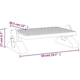  Oslonac za noge crni 50 x 30,5 x 17 cm | shoptok.hr