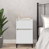 vidaXL Nočna omarica bela 40x35x70 cm | Shoptok.si