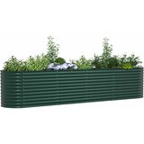  Povišena gredica Zelena 400 x 80 x 81 cm Čelik | Eponuda.com
