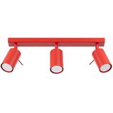 Sollux Lighting Stropna svetilka RING 3L rdeča, (5000285060) | Shoptok.si