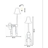 Happy Lamps LED Dečja stojeća lampa BELLO LED/5,4W/230V pudla | Eponuda.com