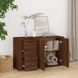vidaXL Komoda boja Smeđi hrasta 100x33x59,5 cm od konstruiranog drva | shoptok.hr