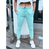 DStreet Spodnie damskie dresowe FITS miętowe | Shoptok.si