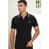Dewberry T8594 MEN'S T-SHIRT-BLACK-1 Cene