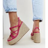 Gemre Dark pink wedge sandals Mara | Shoptok.si