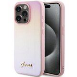 Guess SAFFIANO IRIDESCENT SCRIP OVITEK ZA IPHONE 15 PRO ROZA, (21833213) | Shoptok.si