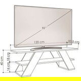Hanah home TV polica Farfalla Antique White | ePonuda.com