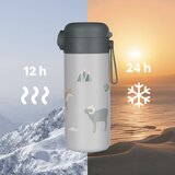 Zopa termo boca sa silikonskim držačem i nastavkom za piće 350 ml Safari | shoptok.hr