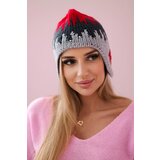 Kesi Women's cap Nikol K405 red+graphite+dark grey | shoptok.hr